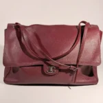 Chanel Women Maxi Flapbag Grained Calfskin Silver Tone Metal