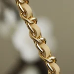 Chanel Women Mini Flap Bag With Top Handle Braided Rattan & Gold-Tone Metal-Beige