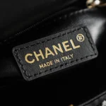 Chanel Women Mini Flap Bag With Top Handle Pearls Sequins Lambskin & Gold-Tone Metal