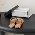 Chanel Women Mules Raffia Lambskin-Brown G47069