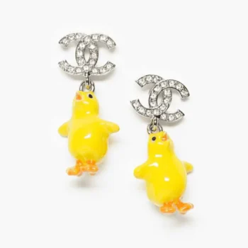 Chanel Women Pendant-Earrings-Metal-Resin-Strass ABH521