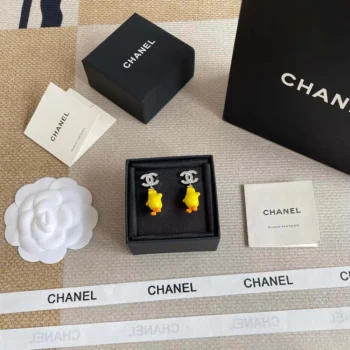 Chanel Women Pendant-Earrings-Metal-Resin-Strass ABH521
