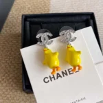 Chanel Women Pendant-Earrings-Metal-Resin-Strass ABH521