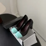 Chanel Women Pumps Lambskin Patent Calfskin-Black G47203