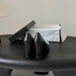 Chanel Women Pumps Lambskin Patent Calfskin-Black G47203