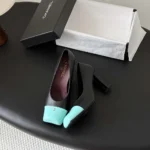 Chanel Women Pumps Lambskin Patent Calfskin-Black G47203