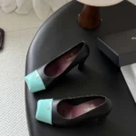 Chanel Women Pumps Lambskin Patent Calfskin-Black G47203