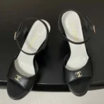 Chanel Women Sandals Lambskin-Black G47029B23544
