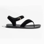 Chanel Women Sandals Suede Calfskin-Black G47094