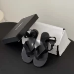 Chanel Women Sandals Suede Calfskin-Black G47094