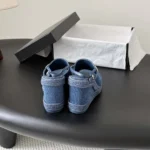 Chanel Women Sandals Washed Denim-Blue G47047B23727 - Image 9