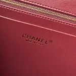 Chanel Women Shopping Bag Lambskin & Gold-Tone Metal-Black