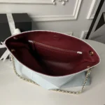 Chanel Women Shopping Bag Lambskin & Gold-Tone Metal-Light Blue - Image 7