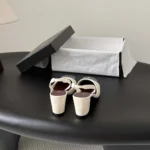 Chanel Women Slingbacks Lambskin Patent Calfskin-White-G47204