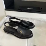 Chanel Women Slingbacks Shiny Calfskin-Black G47033