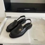 Chanel Women Slingbacks Shiny Calfskin-Black G47033