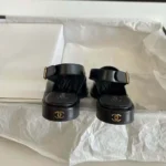 Chanel Women Slingbacks Shiny Calfskin-Black G47033