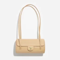 Chanel Women Small Bowling Bag Grained Shiny Calfskin & Gold-Tone Metal