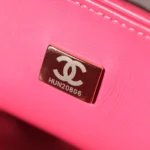 Chanel Women Small Flap Bag Braided Straw Lambskin & Gold-Tone Metal