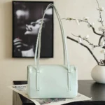 Chanel Women Small Flap Bag Grained Shiny Calfskin & Gold-Tone Metal-Light Green