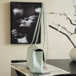 Chanel Women Small Flap Bag Grained Shiny Calfskin & Gold-Tone Metal-Light Green