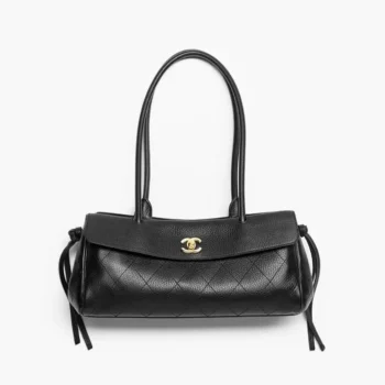 Chanel Women Small Shopping Bag Grained Calfskin & Gold-Tone Metal