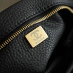 Chanel Women Small Shopping Bag Grained Calfskin & Gold-Tone Metal