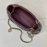 Chanel Women Small Shopping Bag Lambskin & Gold-Tone Metal-Black