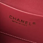 Chanel Women Small Shopping Bag Lambskin & Gold-Tone Metal-Dark Burgundy