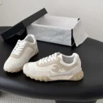 Chanel Women Sneakers Mixed Fibers Suede Calfskin Calfskin-G47269