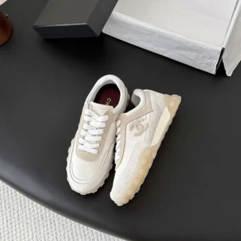 Chanel Women Sneakers Mixed Fibers Suede Calfskin Calfskin-G47269