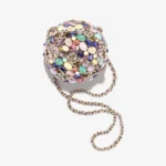 Chanel Women Sphere Minaudiere Strass Imitation Pearls & Gold-Tone Metal