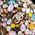 Chanel Women Sphere Minaudiere Strass Imitation Pearls & Gold-Tone Metal