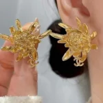 Chanel Women Stud-Earrings-Metal ABH328B23690U8148