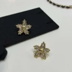 Chanel Women Stud-Earrings-Metal-Strass ABH632B24206