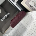 Chanel Women Vanity With Chain Grained Shiny Calfskin & Gold-Tone Metal