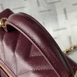 Chanel Women Vanity With Chain Grained Shiny Calfskin & Gold-Tone Metal