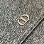 Dior Men CD Icon Messenger Bag with Flap Gris Flanelle Matte Grained Calfskin