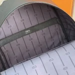 Dior Men CD Icon Zipped Backpack Gris Flanelle Matte Grained Calfskin