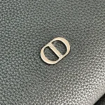 Dior Men CD Icon Zipped Backpack Gris Flanelle Matte Grained Calfskin