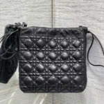 Dior Women Adiorable Mini Bucket Bag Black Cannage Lambskin