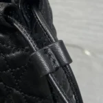 Dior Women Adiorable Mini Bucket Bag Black Cannage Lambskin