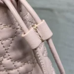 Dior Women Adiorable Mini Bucket Bag Soupir Pink Cannage Lambskin S2611OUQA