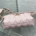 Dior Women Adiorable Mini Bucket Bag Soupir Pink Cannage Lambskin S2611OUQA