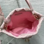 Dior Women Adiorable Mini Bucket Bag Soupir Pink Cannage Lambskin S2611OUQA