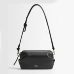 Dior Women Bow Pouch Black Supple Lambskin S3900OQWC