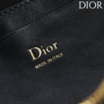 Dior Women Bow Pouch Black Supple Lambskin S3900OQWC