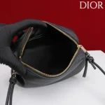 Dior Women Bow Pouch Black Supple Lambskin S3900OQWC