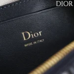 Dior Women Bow Pouch Blue Dior Oblique Jacquard S3900OTZQ