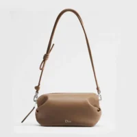 Dior Women Bow Pouch Camel Supple Lambskin S3900PQWC